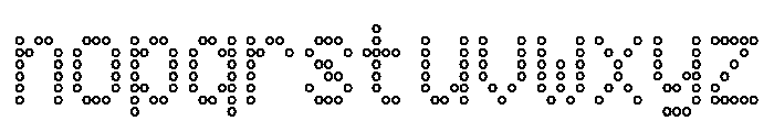 TemporaryDisplay Regular Font LOWERCASE