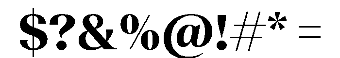 Teodor TRIAL Bold Instance Font OTHER CHARS
