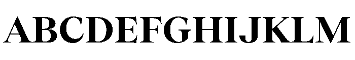 Teodor TRIAL Bold Instance Font UPPERCASE