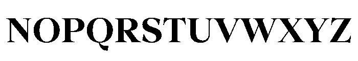 Teodor TRIAL Bold Instance Font UPPERCASE