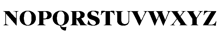 Teodor TRIAL Heavy Instance Font UPPERCASE