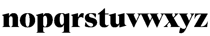 Teodor TRIAL Heavy Instance Font LOWERCASE