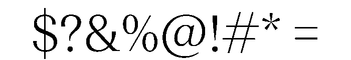 Teodor TRIAL Light Instance Font OTHER CHARS