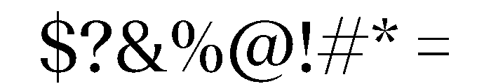 Teodor TRIAL Regular Instance Font OTHER CHARS