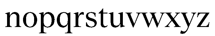 Teodor TRIAL Regular Instance Font LOWERCASE
