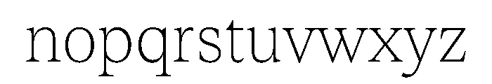 Teodor TRIAL Thin Instance Font LOWERCASE