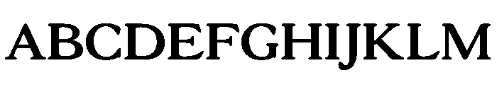Terrain Bold Font UPPERCASE