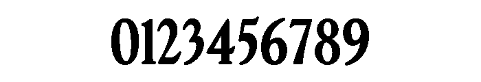 Terrain CondensedBold Font OTHER CHARS