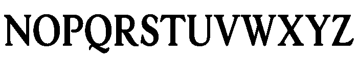 Terrain CondensedBold Font UPPERCASE