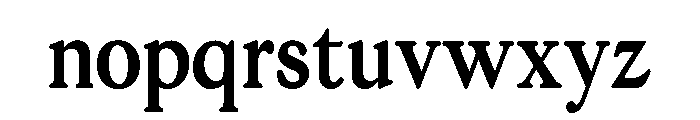Terrain CondensedBold Font LOWERCASE