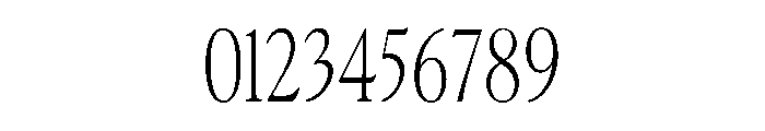Terrain CondensedLight Font OTHER CHARS