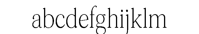 Terrain CondensedLight FONT