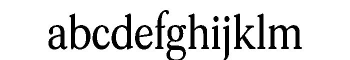 Terrain CondensedMedium FONT