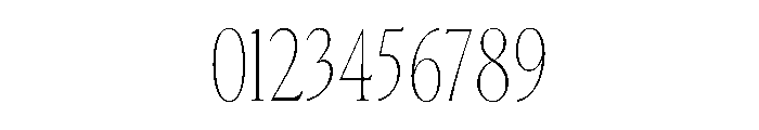Terrain CondensedThin Font OTHER CHARS