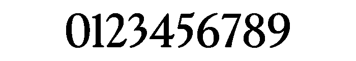 Terrain Medium Font OTHER CHARS