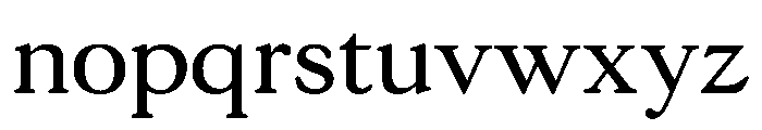 Terrain Medium Font LOWERCASE