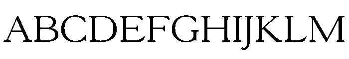 Terrain Regular Font UPPERCASE