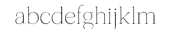 Terrain Thin FONT