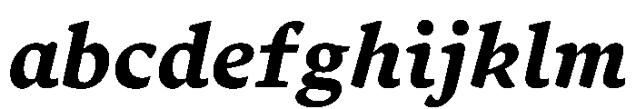 Terza Author Bold Italic FONT