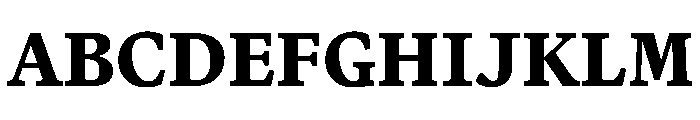 Terza Author Bold Font UPPERCASE
