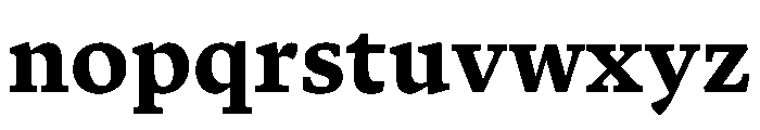 Terza Author Bold Font LOWERCASE