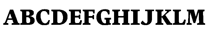 Terza Author Extrabold Font UPPERCASE