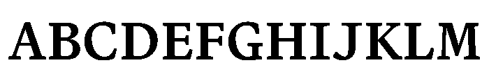 Terza Author Medium Font UPPERCASE