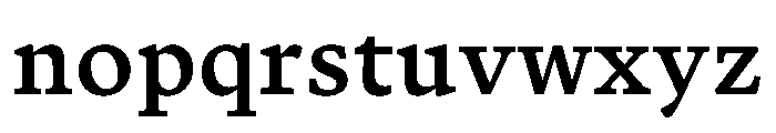 Terza Author Medium Font LOWERCASE