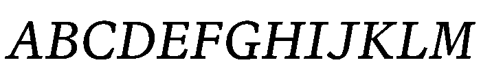 Terza Author Regular Italic Font UPPERCASE