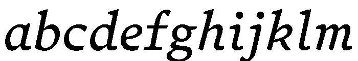Terza Author Regular Italic FONT