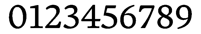 Terza Author Regular Font OTHER CHARS