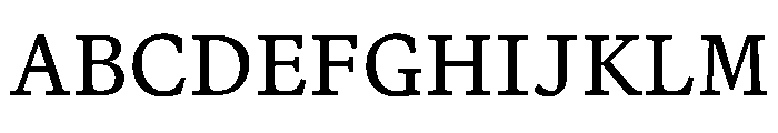 Terza Author Regular Font UPPERCASE