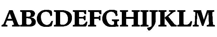 Terza Display Bold Font UPPERCASE