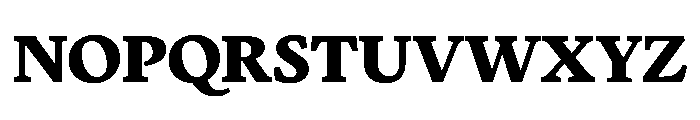 Terza Display Extrabold Font UPPERCASE