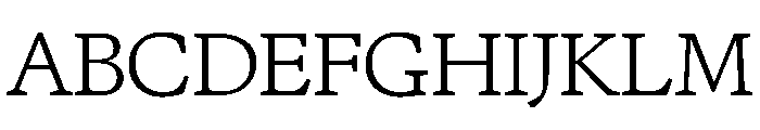 Terza Display Light Font UPPERCASE