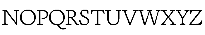 Terza Display Light Font UPPERCASE