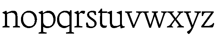 Terza Display Light Font LOWERCASE