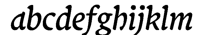 Terza Display Regular Italic FONT