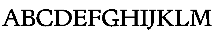 Terza Display Regular Font UPPERCASE