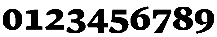Terza Editor Extrabold Font OTHER CHARS