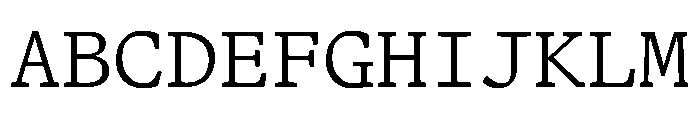 Terza Editor Light Font UPPERCASE