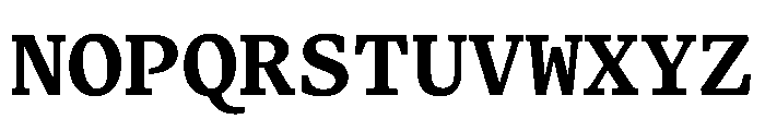 Terza Editor Medium Font UPPERCASE