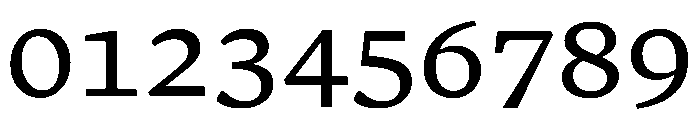 Terza Editor Regular Font OTHER CHARS