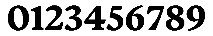 Terza Reader Bold Font OTHER CHARS
