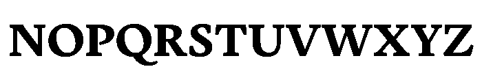 Terza Reader Bold Font UPPERCASE