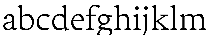 Terza Reader Light FONT