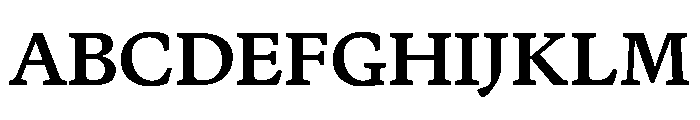 Terza Reader Medium Font UPPERCASE
