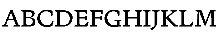 Terza Reader Regular No 2 Font UPPERCASE