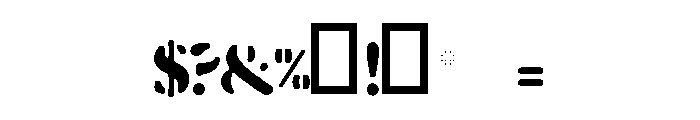 Test3 Font OTHER CHARS