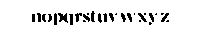 Test3 Font LOWERCASE